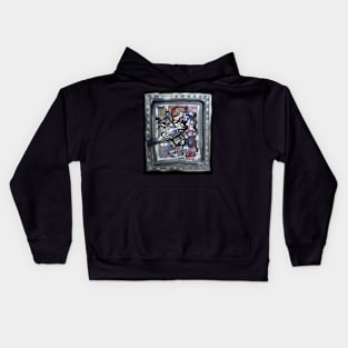 abstract eyes Kids Hoodie